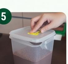 Pasang tutup (lid) dengan presisi